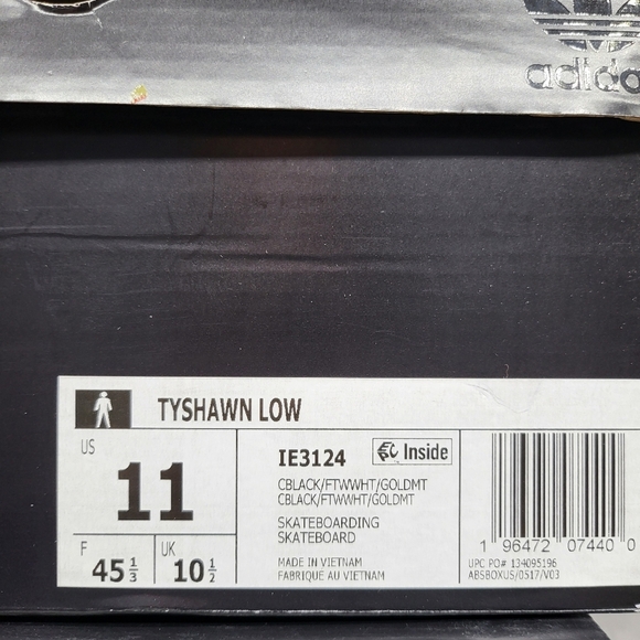 New adidas Tyshawn Low Men's Skateboarding Shoes Size 11 - Picture 8 of 8
